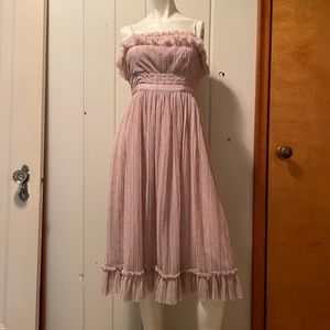 J crew tulle dress size 2 dusty rose NWT